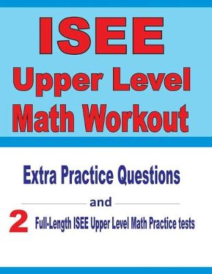 Book cover for ISEE Upper Level Math Workout