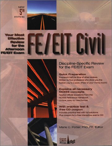 Book cover for FE/EIT Civil Discipline-Specific Review