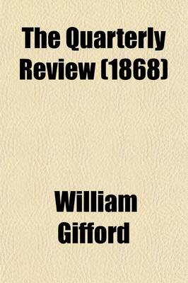 Book cover for The Quarterly Review (Volume 125)