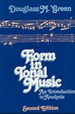 Cover of Form in Tonal Music