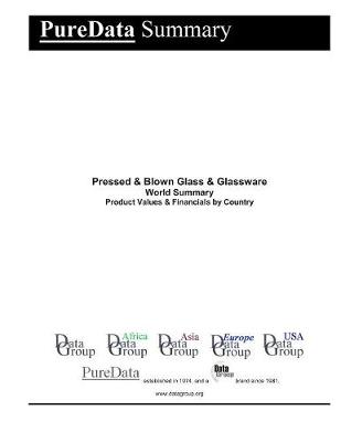 Book cover for Pressed & Blown Glass & Glassware World Summary