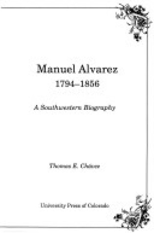 Cover of Manuel Alvarez, 1794-1856