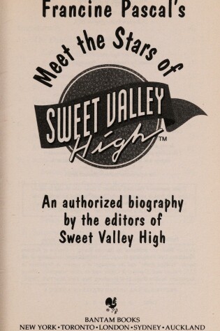 Cover of Francine Pascal's Meet the Stars of Sweet Valley High