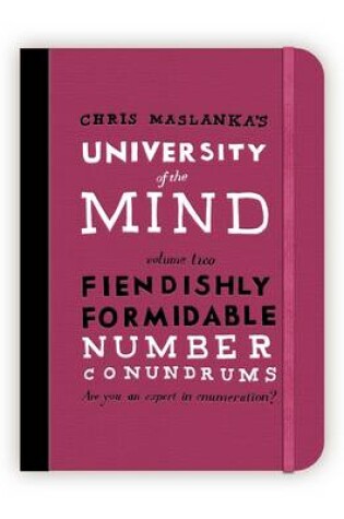 Cover of University of the Mind: Fiendishly Formidable Number Conundrums