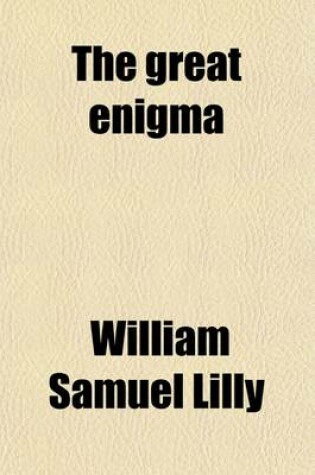 Cover of The Great Enigma