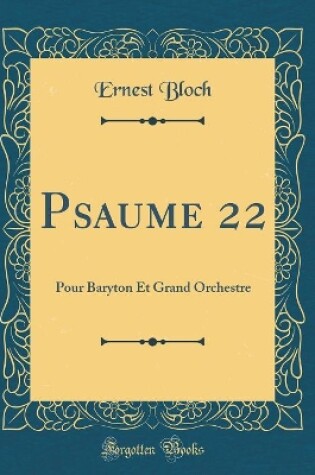 Cover of Psaume 22