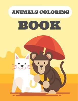 Book cover for Animals Coloring Book