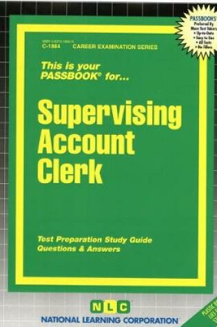 Cover of Supervising Account Clerk