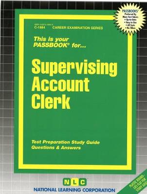 Book cover for Supervising Account Clerk