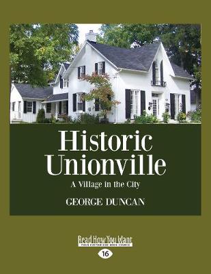 Book cover for Historic Unionville