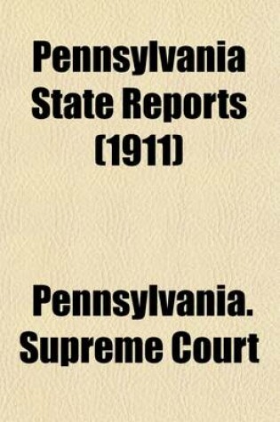 Cover of Pennsylvania State Reports Volume 230