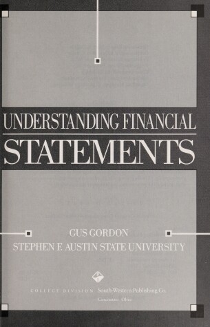 Book cover for Understanding Financial Statements