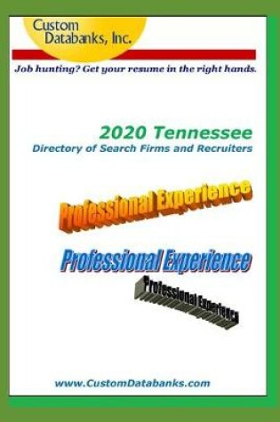 Cover of 2020 Tennessee Directory of Search Firms and Recruiters