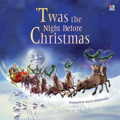 Book cover for 'Twas the Night Before Christmas