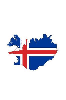 Book cover for Flag of Iceland Overlaid on the Icelandic Map Journal