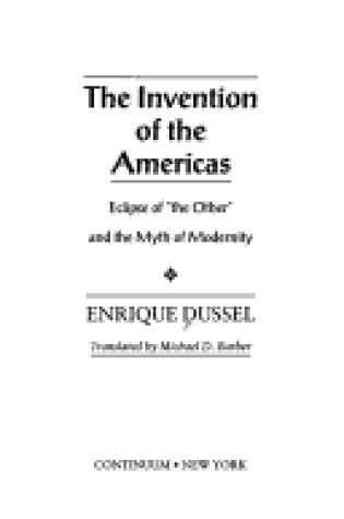 Cover of The Invention of the Americas