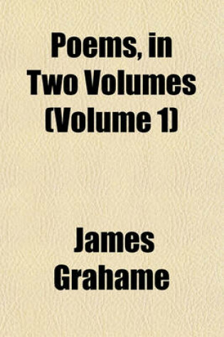 Cover of Poems, in Two Volumes (Volume 1)