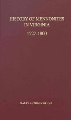 Cover of History of Mennonites in Virginia