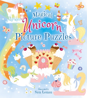 Book cover for Magical Unicorn Picture Puzzles