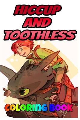 Book cover for Hiccup and Toothless Coloring Book