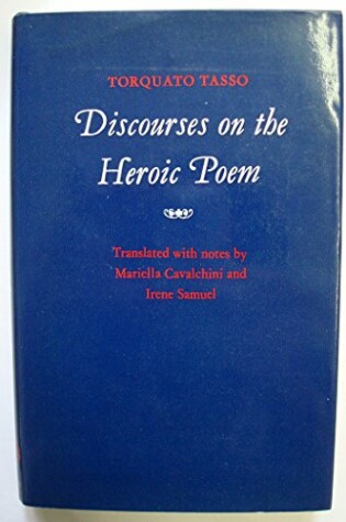 Cover of Discourses on the Heroic Poem