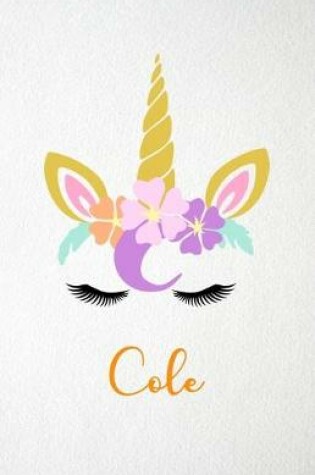 Cover of Cole A5 Lined Notebook 110 Pages