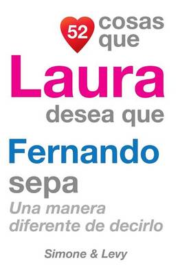 Book cover for 52 Cosas Que Laura Desea Que Fernando Sepa