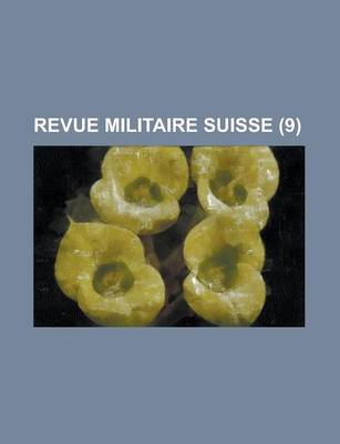 Book cover for Revue Militaire Suisse (9)