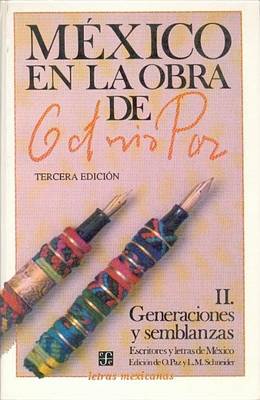 Cover of Mexico En La Obra de Octavio Paz, II. Generaciones y Semblanzas