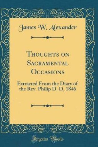 Cover of Thoughts on Sacramental Occasions