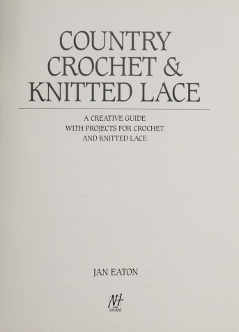 Book cover for Country Crochet and Knitted Lace