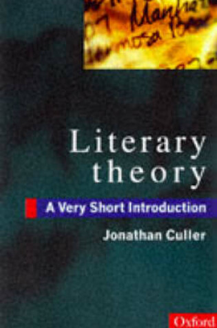 Cover of Literary Theory: A Very Short Introduction