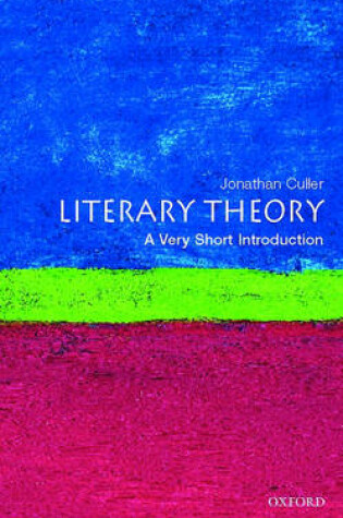 Cover of Literary Theory: A Very Short Introduction