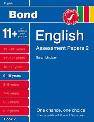 Book cover for Bond Assessment Papers English 9-10 Yrs Book 2