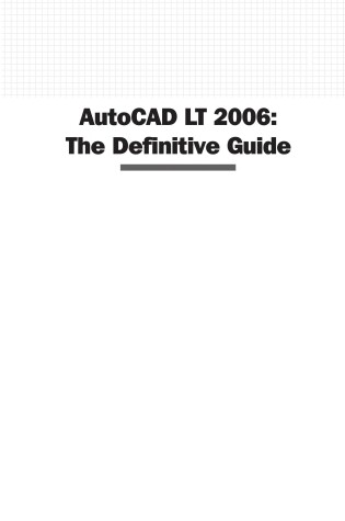 Cover of Autocad Lt 2006