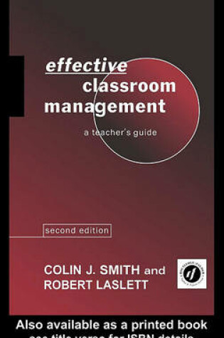 Cover of Effective Classroom Management
