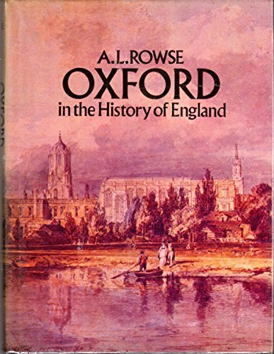 Book cover for Oxford in the History of England