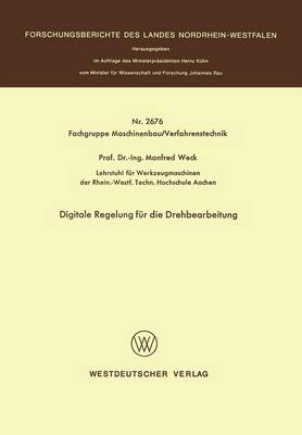 Book cover for Digitale Regelung Fur Die Drehbearbeitung