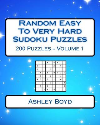 Book cover for Random Easy to Very Hard Sudoku Puzzles