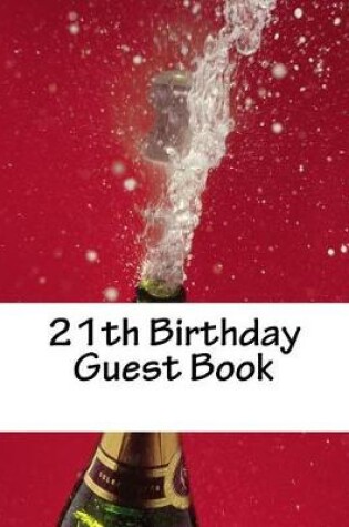 Cover of 21th Birthday Guest Book