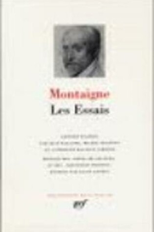 Cover of Les essais