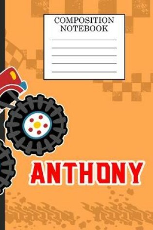 Cover of Composition Notebook Anthony