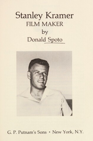 Cover of Stanley Kramer, Film Maker