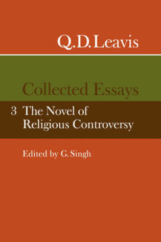 Cover of Q. D. Leavis: Collected Essays: Volume 3