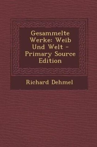 Cover of Gesammelte Werke