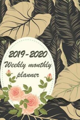 Cover of 2019-2020 Weekly monthly planner