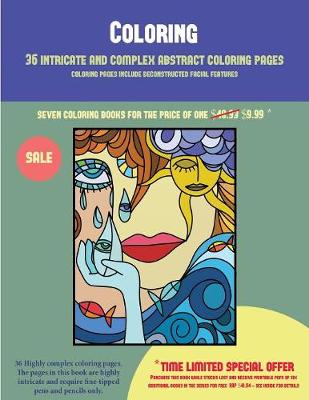 Book cover for Coloring (36 intricate and complex abstract coloring pages)