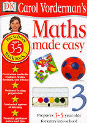 Book cover for Maths Made Easy:  Age 3-5 Book 2