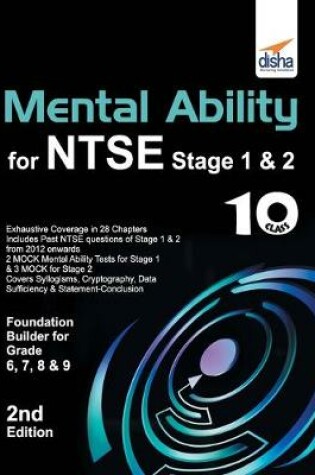 Cover of Mental Ability for Ntse & Olympiad Exams for Class 10 (Quick Start for Class 6, 7, 8, & 9)