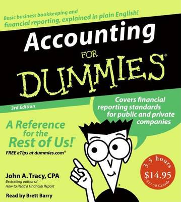 Book cover for Accounting for Dummies 3rd Ed.